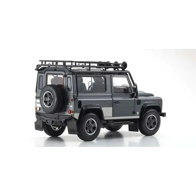 Kyosho 1/18 Land Rover Defender 90 (Gray) Diecast Model Car