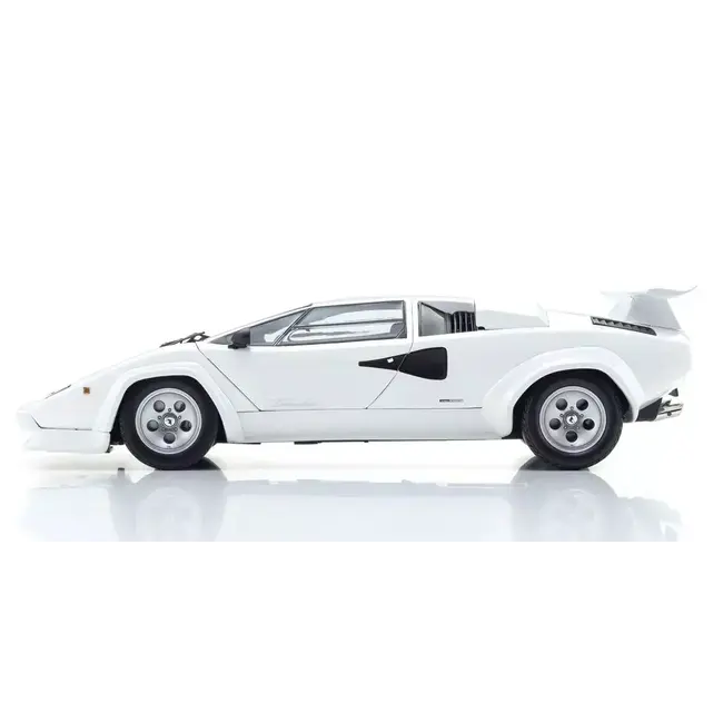 Kyosho 1/18 Lamborghini Countach LP 400 S White (Int. Black) Diecast Model Car