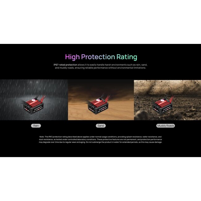HOBBYWING QuicRun WP16BL30 G2 Brushless ESC 30A 2-3s for 1:16