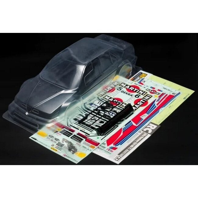 Tamiya 1/10 Alfa Romeo 155 V6 TI Martini  COMPLETE UNPAINTED BODY