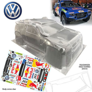 BODYWORX BODYWORX 1/10 DAKAR VW TOUAREG CLEAR BODY 325mm