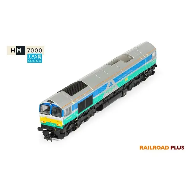 HORNBY RAILROAD PLUS WITH SOUND AGGREGATES CLASS 66 SENCE 66711