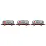 HORNBY TOTAL, TTA TANK WAGON TRIPLE PACK - ERA 7
