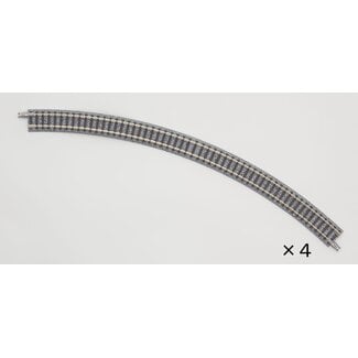 TOMIX Tomix N Curve Track 13-15/16" 354mm Radius, 45° (4)