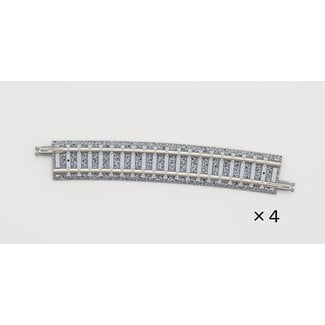TOMIX Tomix N Curve PC Track 23-13/16" 605mm Radius, 10° (4)