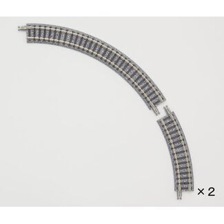 TOMIX Tomix N Curve Track 5-1/2" Radius, 2 Each 30 & 60° Sections