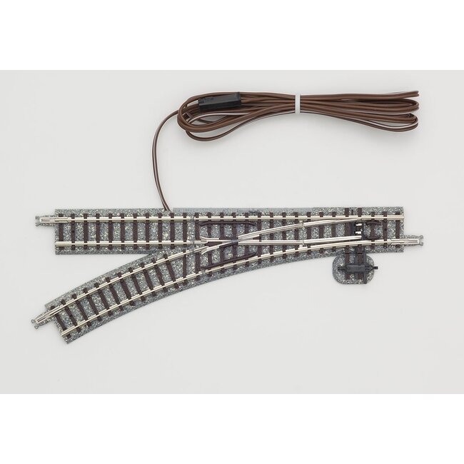 Tomix N Electric Turnout Track Left Hand 11" 280mm Radius, 30°