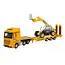 OXFORD 1/76 MERCEDES ACTROS SEMI LOW LOADER AND 531 70 LOAD ALL