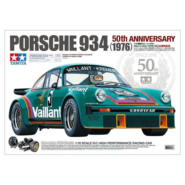 **** 2nd Delivery PRE ORDER DECEMBER  2026 ****  Tamiya 1/10 R/C Porsche 934 (1976) 50th Anniversary