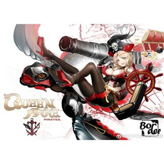 BORDER MODEL Border Model Pirate Queen Anne Plastic Model Kit 1/12