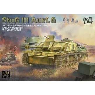 BORDER MODEL Border Model 1/35 StuG III G Early with Full Interior Plastic Model Kit