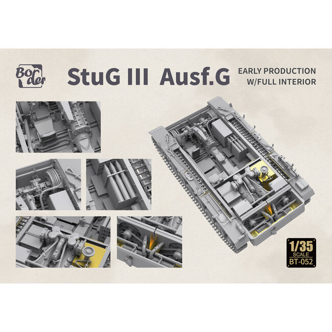 Border Model 1/35 StuG III G Early with Full Interior Plastic Model Kit