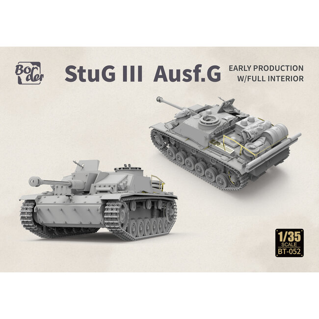 Border Model 1/35 StuG III G Early with Full Interior Plastic Model Kit