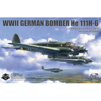 SKYRC Border Model 1/35 WWII German Bomber Heinkel 111 H-6 Plastic Model Kit