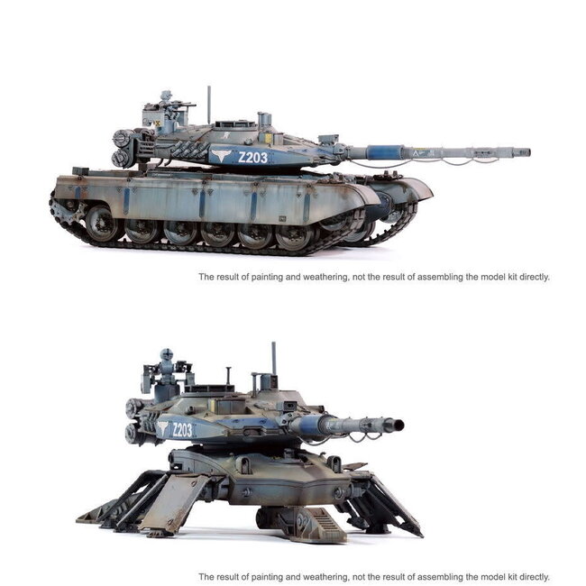 Border Model 1/35 Grizzly Battle Tank Plastic Model Kit