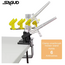 SAGUD Airbrush Holder Clamp-on Style Air Brush Station Stand Kit 360° Rotate Holds Up to 6 Airbrushes AVAIL YELLOW & BLACK OR BLACK ONLY