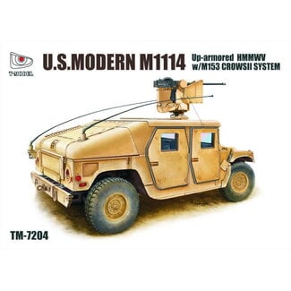 T-MODEL T-Model 1/72 U.S.HMMWV M1114 W/M153 Crowsii Plastic Model Kit