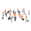 Eve Model People Workmen Painted HO ( 15 pce Random )