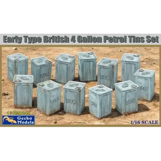 GECKO MODELS Gecko 1/16 Early Type 1942 5 gal/20L Jerry Cans Set (Value Pack) Plastic Model Kit