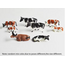 Eve Model COWS ASSORTED COLOURS  Painted HO ( 10 pce ASSORTED )