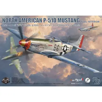 BORDER MODEL Border Model 1/35 North American P51D Mustang Pre-Painted Plastic Model Kit