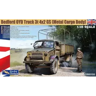 GECKO MODELS Gecko 1/35 Bedford OYD Track 3t 4x2 GS [Metal Cargo Body) Plastic Model Kit