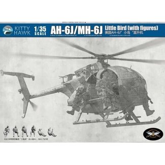 KITTY HAWK Kitty Hawk 1/35 AH-6J/MH-6J "Little Bird"(with figures) Plastic Model Kit