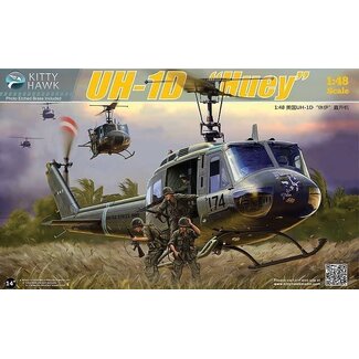 KITTY HAWK Kitty Hawk 1/48 UH-1D "Huey" Plastic Model Kit
