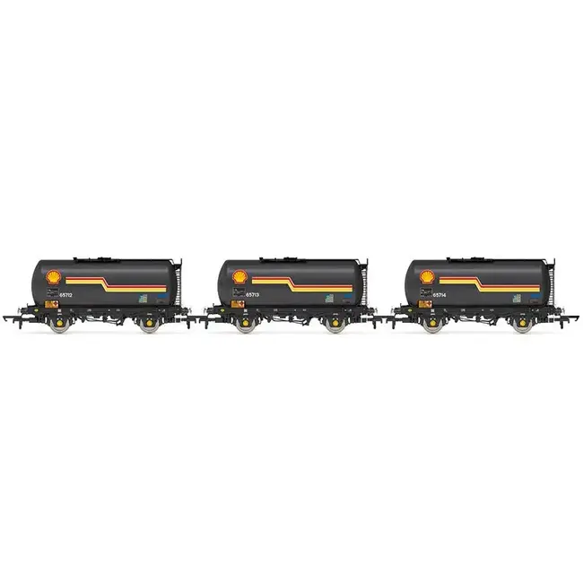 HORNBY SHELL, TTA TANK WAGON TRIPLE PACK - ERA 8