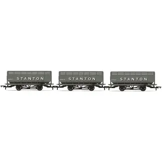HORNBY HORNBY STANTON COKE HOPPER WAGON TRIPLE PACK