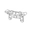 MJX Front Shock Mount 1/12