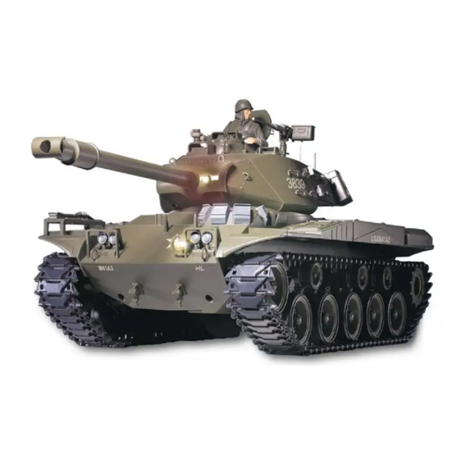 Henglong  U.S. M41A3 WALKER BULLDOG LIGHT TANK RTR RC Tank 1/16 7.0