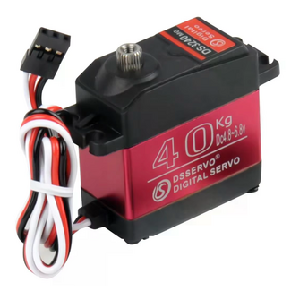 ACE RADIO CONTROLLED MODELS JS 40KG high torque metal gear coreless motor servo 25T Operat voltage: 6V - 8.4V 2 speed: 0.21sec/60° - 0.19sec/60   torque:35kg.cm - 40kg.cm