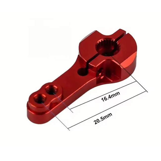 RACE 25T HEAVY DUTY ALUMINIUM SERVO ARM FUTABA ETC