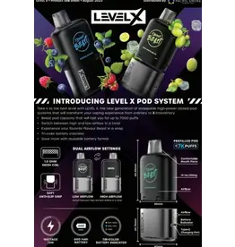 LEVELX LEVEL X VAPING DEVICE KIT METALLIC BLACK