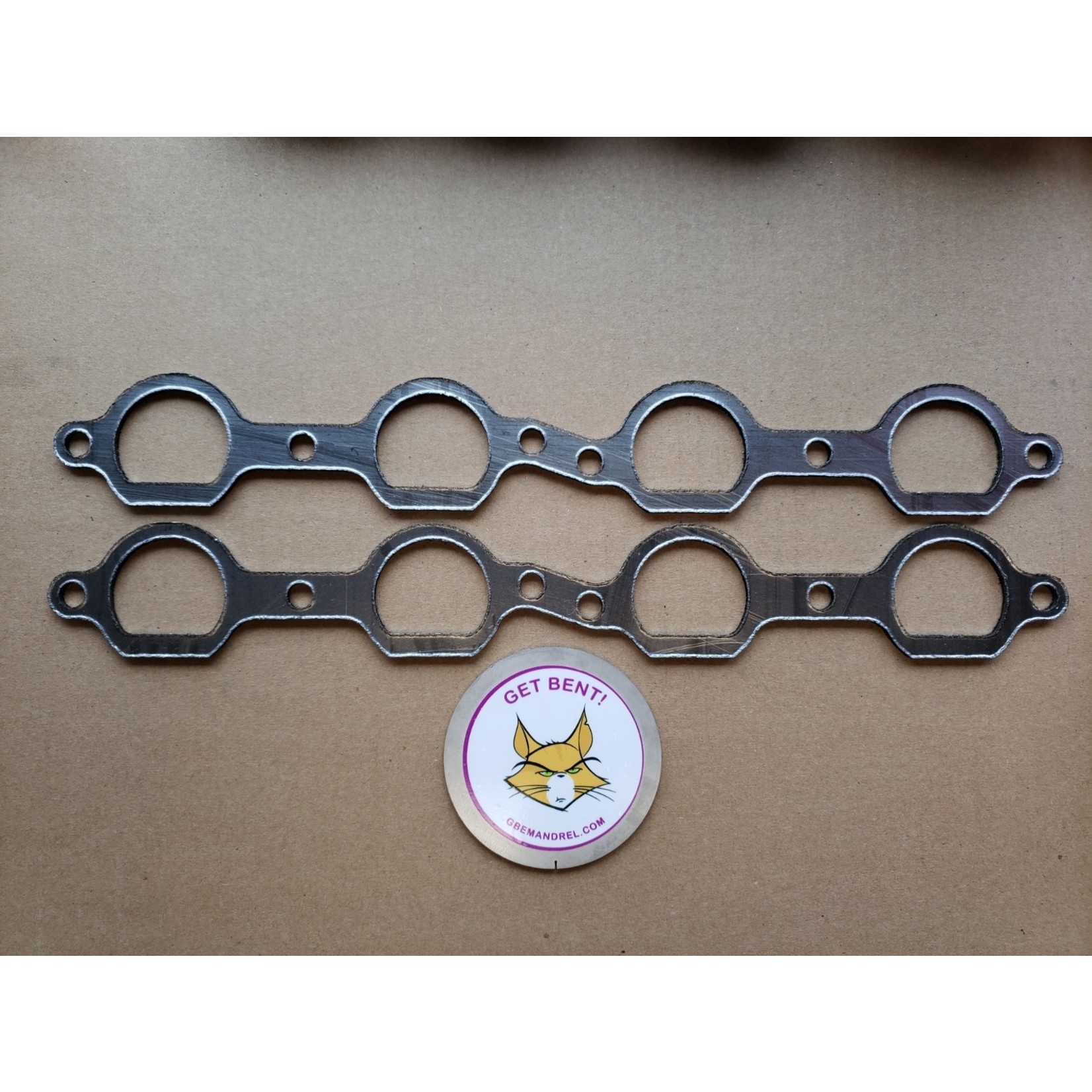 GBE GM CHEVY LS8 GRAPHITE HEADER GASKETS GBE MANDREL BENDING