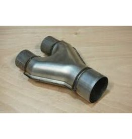 3" IN/OUT ALUMINIZED Y PIPE