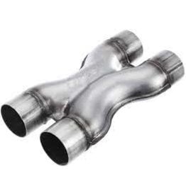 2-1/2" IN/OUT 409 STAINLESS X PIPE