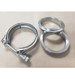 2" V-BAND FLANGES WITH CLAMP, 304 STAINLESS