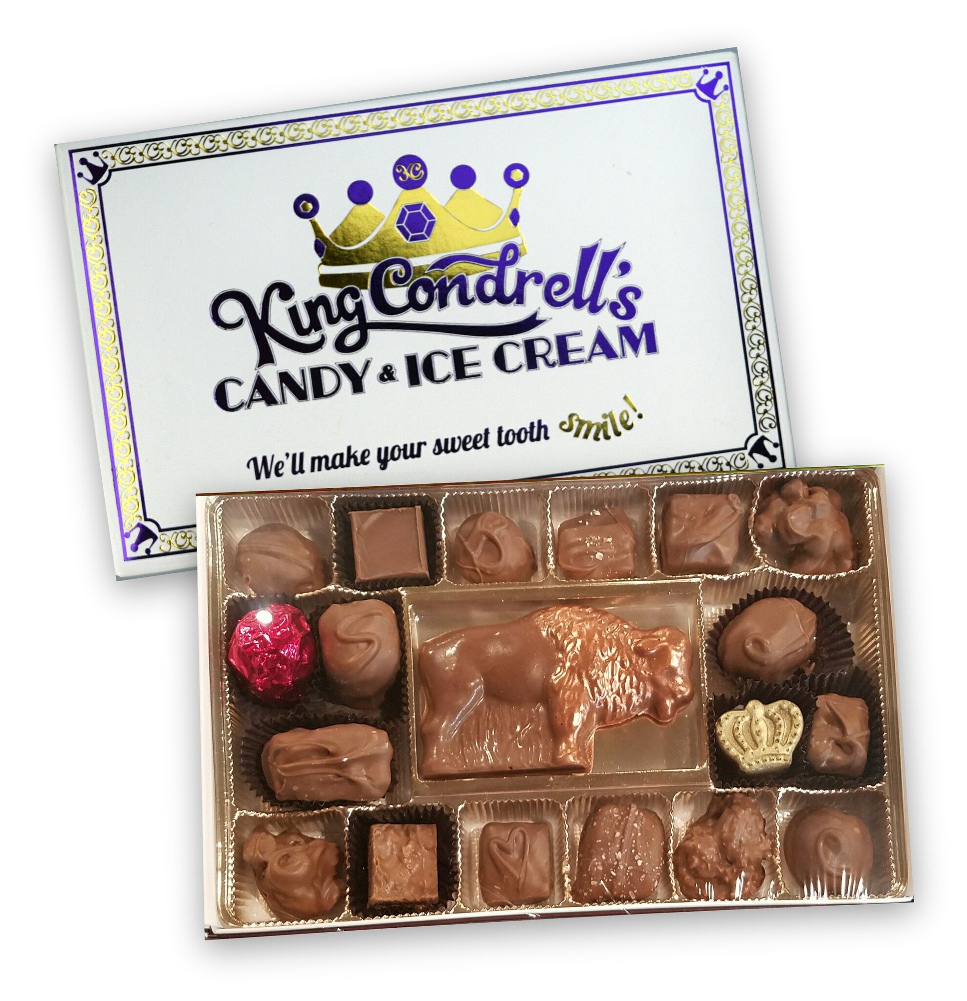 Buffalo Chocolate Assortment King Condrell's Candy and Ice Cream
