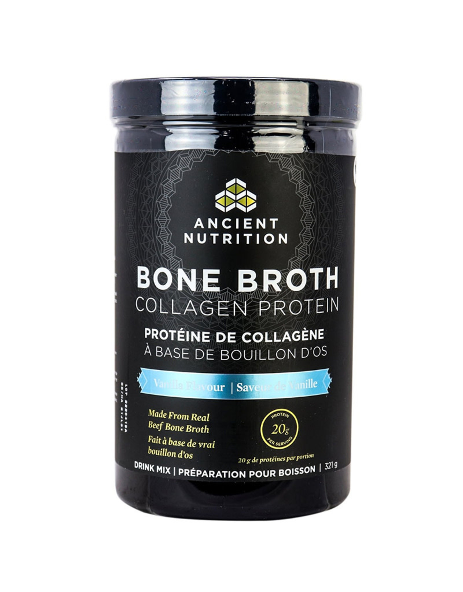 Ancient Nutrition Ancient Nutrition - Bone Broth Collagen Protein, Vanilla (321g)