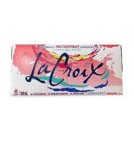 LaCroix LaCroix - Sparkling Water, Passion Fruit (8 Pack)