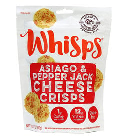 Cello Whisps Whisps - Cheese Crisps, Asiago & Pepper Jack