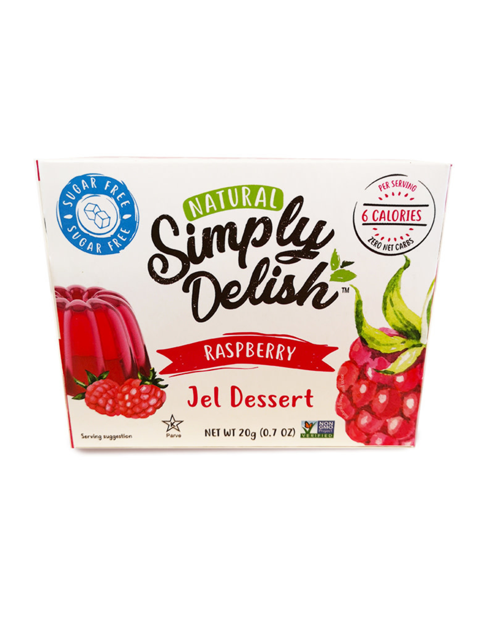 Simply Delish Simply Delish - Jell-O, Raspberry (20g)
