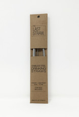 The Last Straw The Last Straw - Stainless Straw Duo, Silver w/Brush