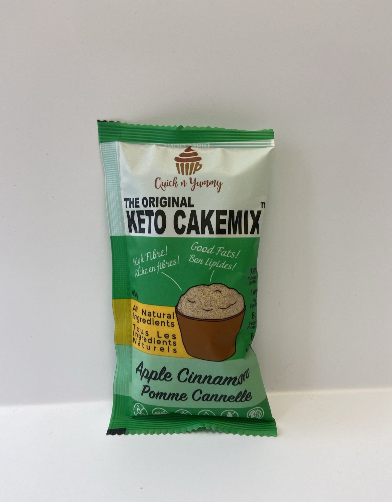 Quick n Yummy Quick n Yummy - Keto Cake Mix - Apple CInnamon (45 g)