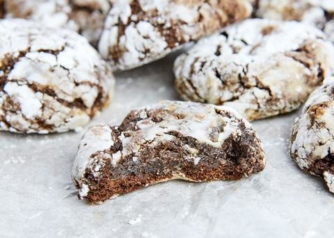Flourish Chocolate Crinkle Cookies