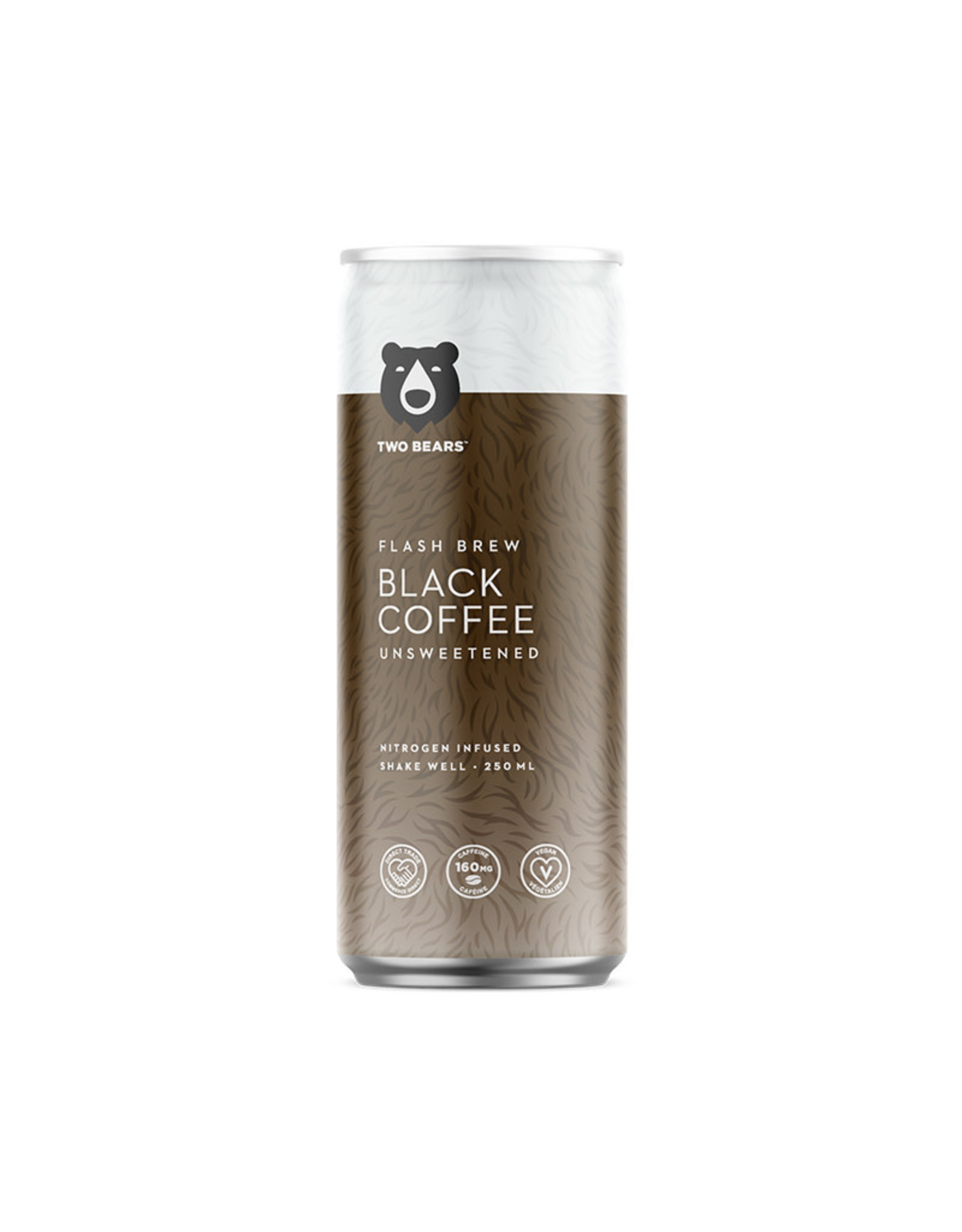 Two Bears Two Bears - Cold Brew Coffee, Latte Black (250ml)