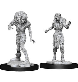 WizKids Unpainted Miniatures: Drowned Assassin & Drowned Asetic
