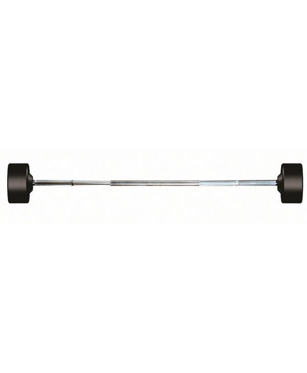 York Barbell York Fixed Pro Straight 70LB Barbell - Rubber Coated